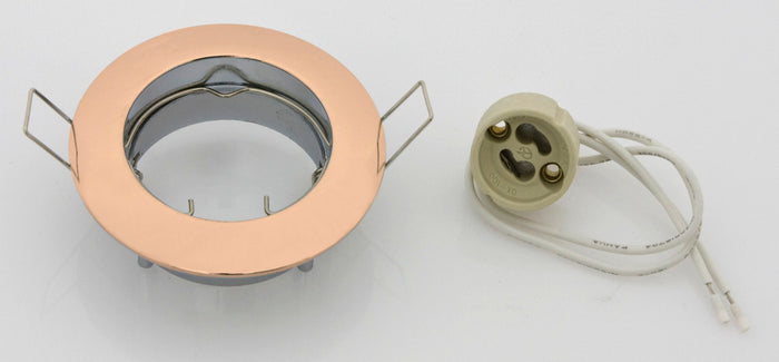 faretti da incasso fisso x led gu10 oro cod:ferx.86618