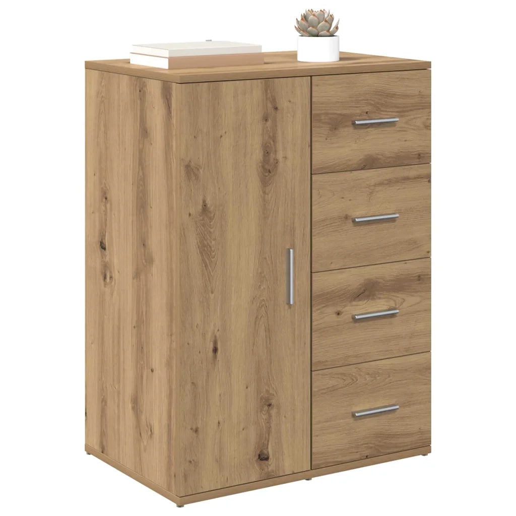 Credenza-Buffet-Armadio da cucina Rovere artigianale 59 x 39 x 80 cm Legno multistrato