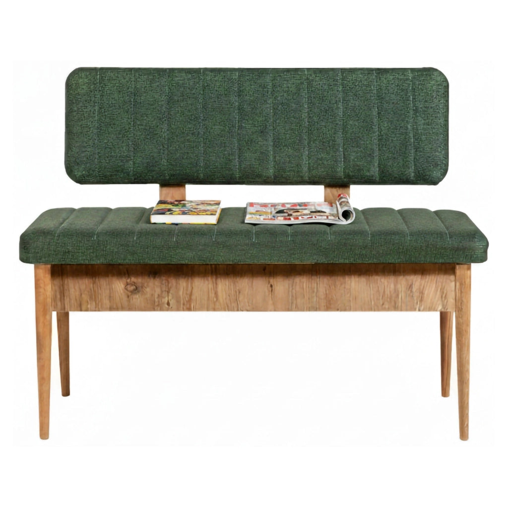 Salento, Panca Peso Supportato 150 kg, 110x40x85h cm Marrone Quercia