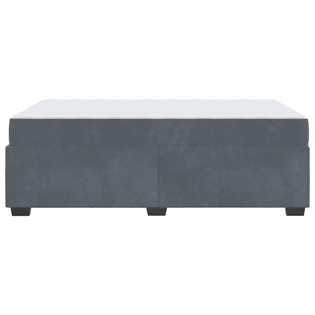 Struttura del letto Grigio scuro 120 x 190 cm Tessuto