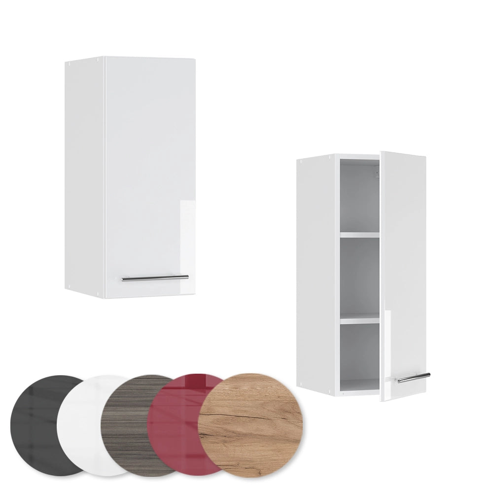 Vicco Pensile da cucina Bianco lucido 30 cm