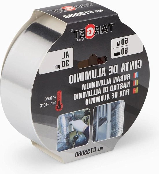 Nastro in alluminio - 50 m x 50 mm - impermeabile