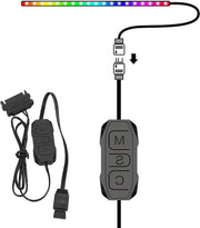 Controller ARGB a 5V per illuminazione multipla - Regolazione manuale - Alimentazione SATA - Controller per barra di illuminazione.