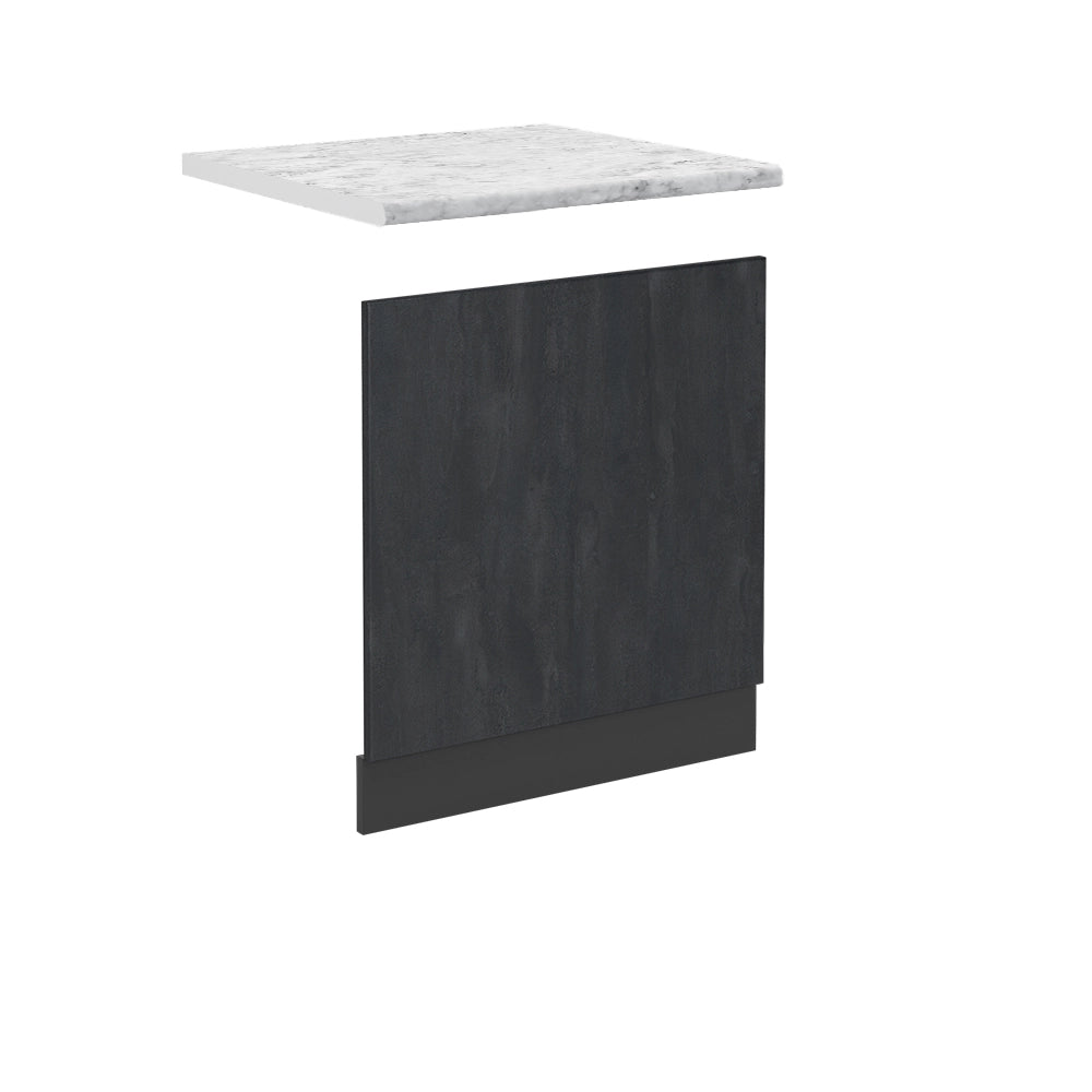 Vicco Pannello frontale Calcestruzzo nero 60 cm PL Marmo