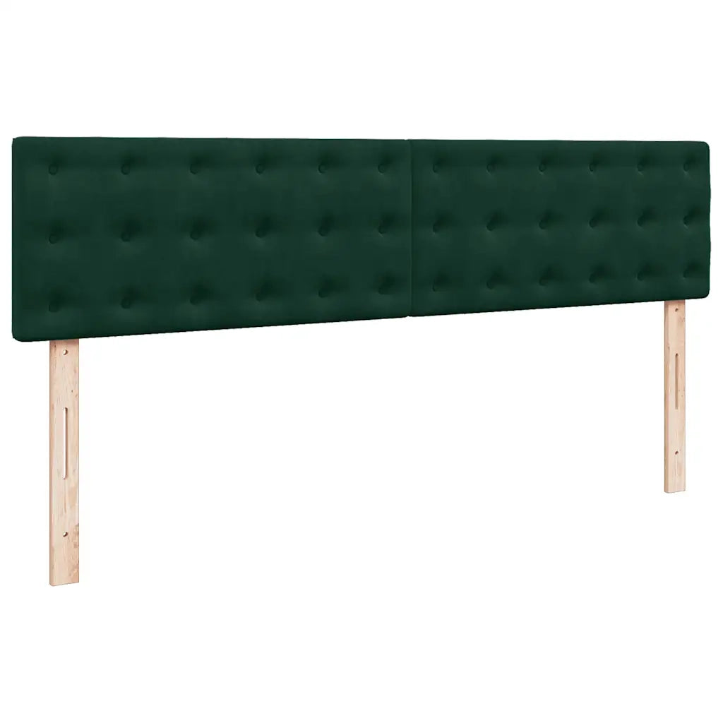 Struttura Letto Pouf con Materassi 200x200 cm Velluto 3312791