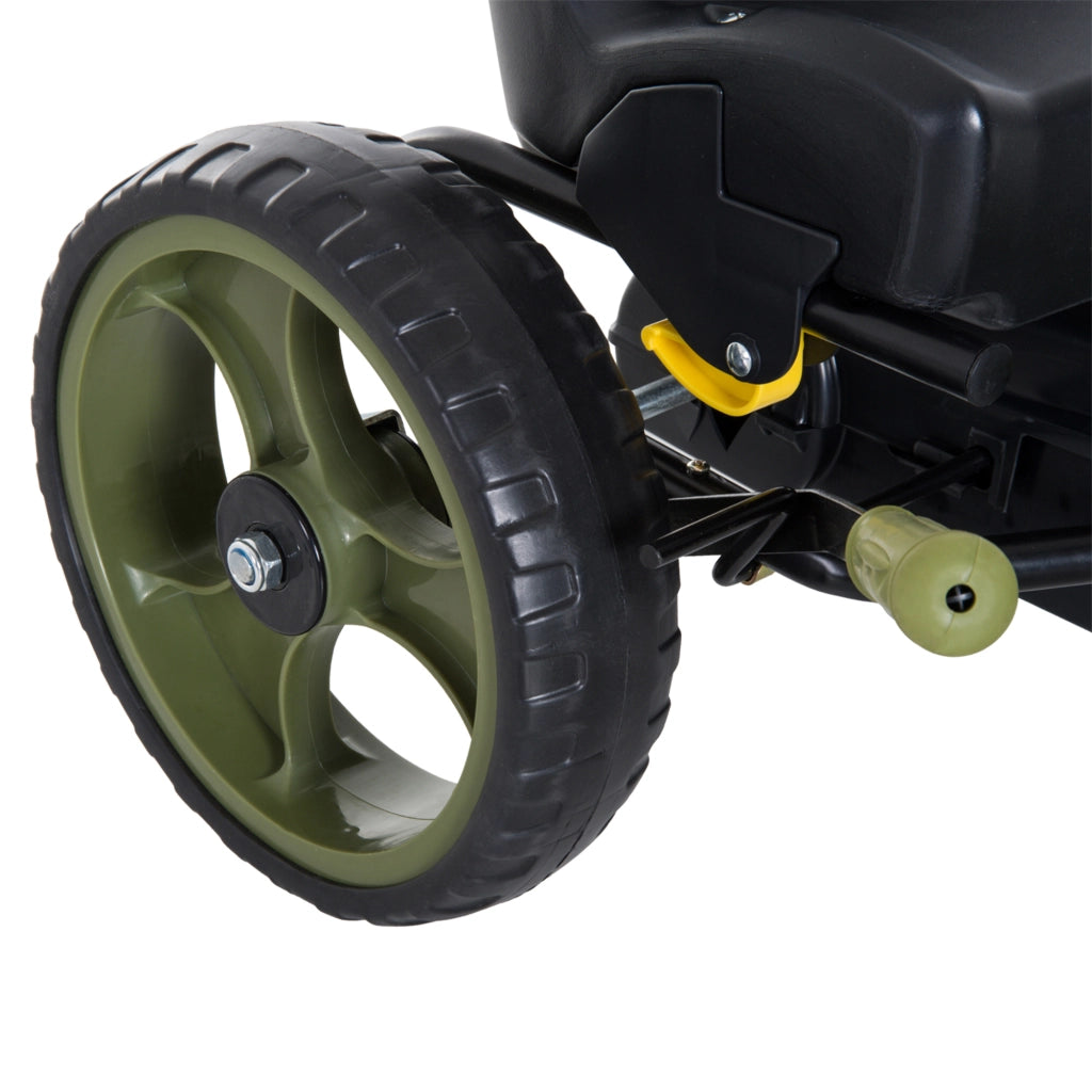 Go Kart a Pedali per Bambini ¨C zephmum ¨C Verde, Sedile Regolabile, 3-6 Anni