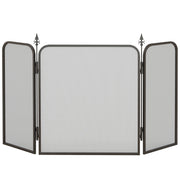 Parascintille con Antine 96x1,3x56 cm in Metallo Nero