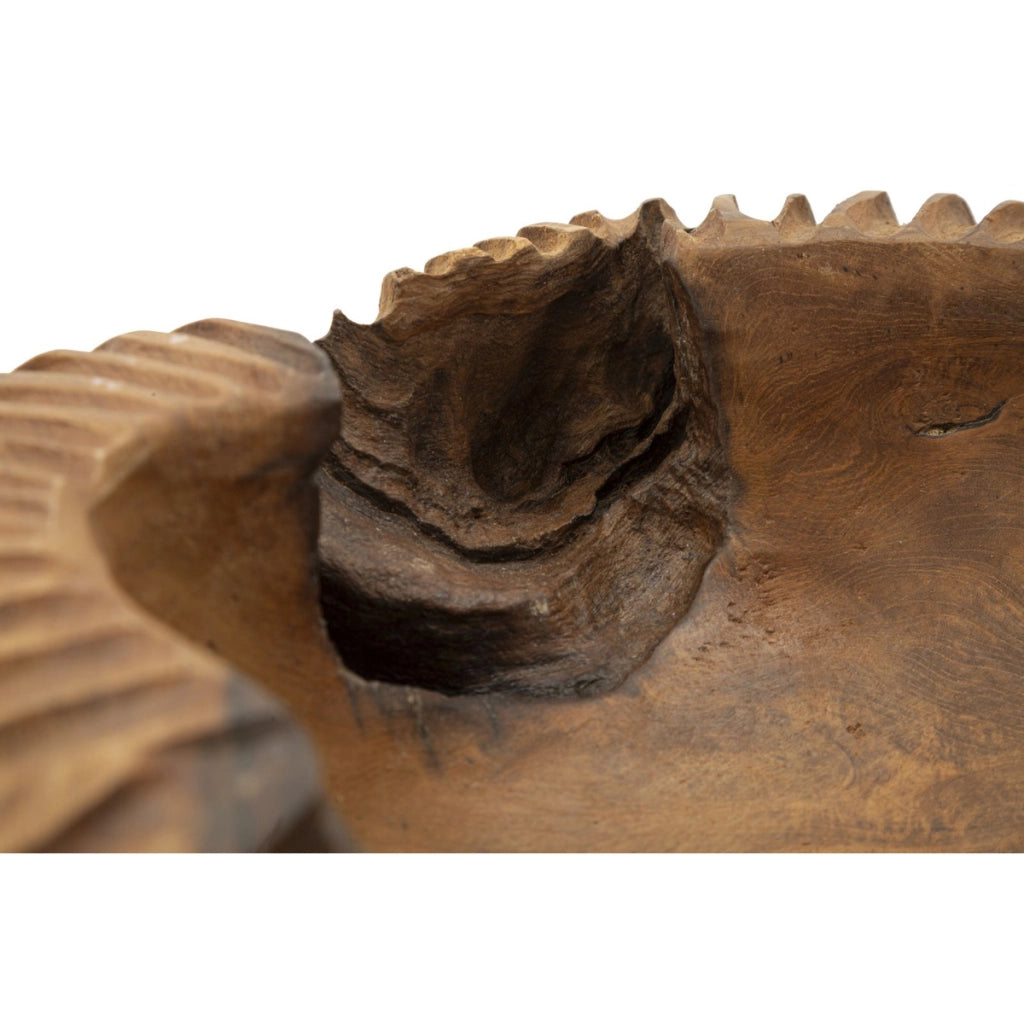 Vassoio Natura 15, Marrone, Legno, 37x40x16 cm