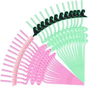 Decorazioni per festa in plastica - 27,5 cm - Riettes di plastica riciclabili per decorazioni di festa - 24 pezzi