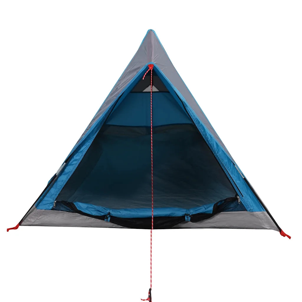 Tenda da Campeggio per 2 Persone Blu Impermeabile 94363