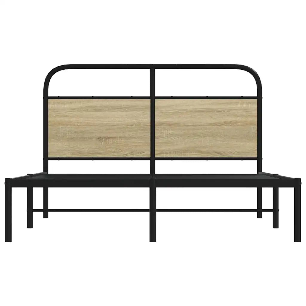 Giroletto senza Materasso Rovere Sonoma 140x190cm in Truciolato