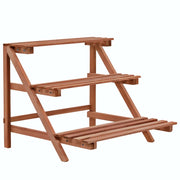 Portavasi a 3 ripiani legno di cedro 48 x 45 x 40 cm marrone 02_0045191