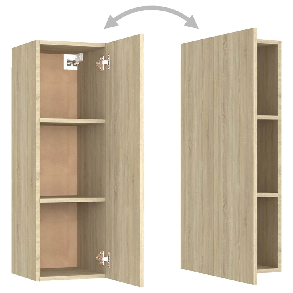 Set Porta TV 8 pz Rovere Sonoma in Truciolato cod mxl 18236