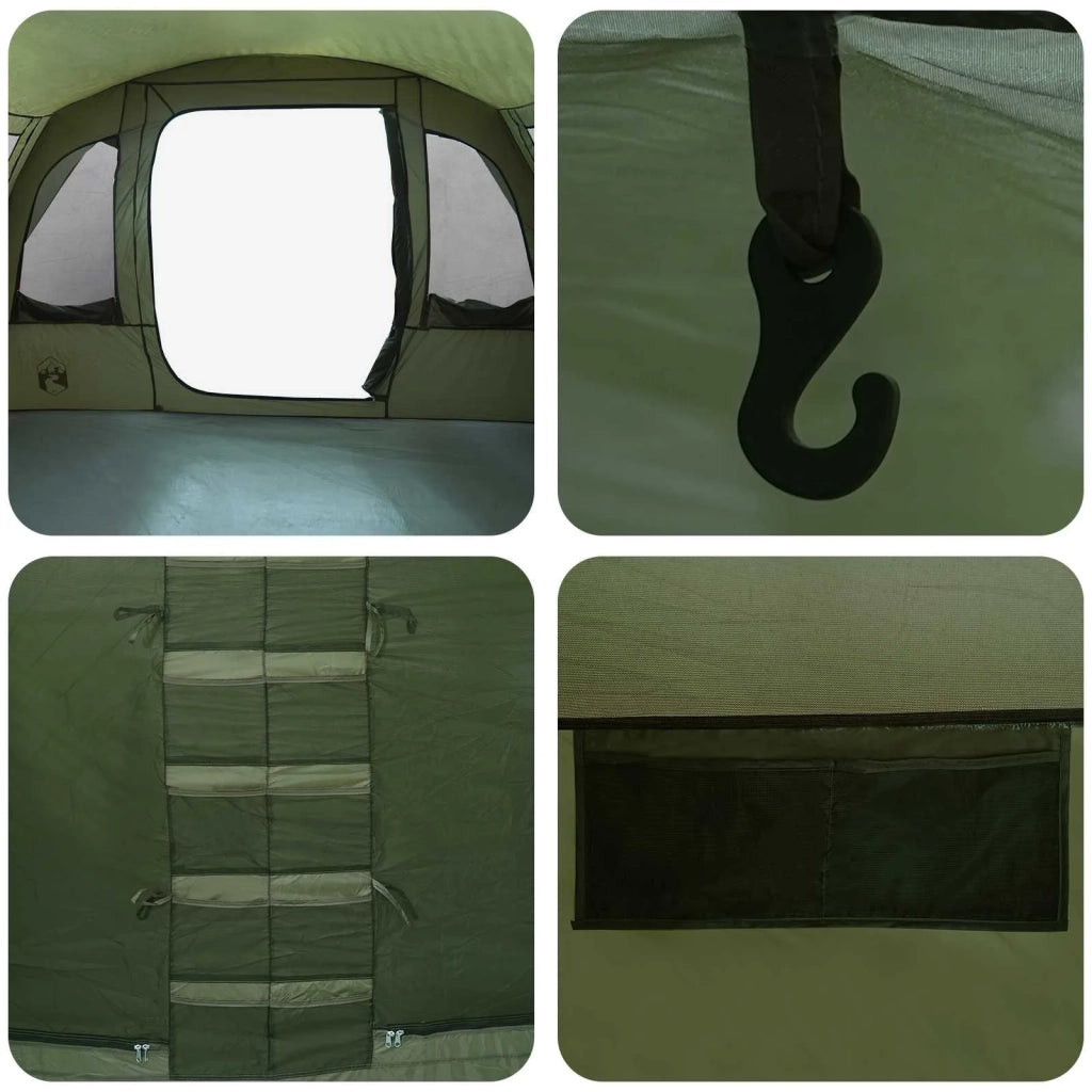 Tenda a tunnel con tetto Verde Oliva 427 x 315 x 178 cm 42029037