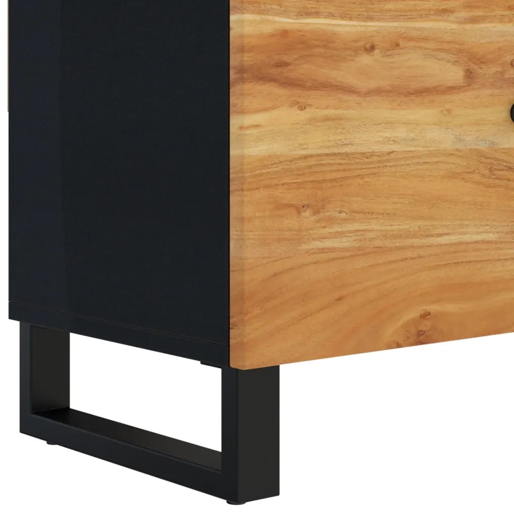 Mobile Porta TV 105x33x46 cm in Legno Massello di Acacia cod mxl 16597