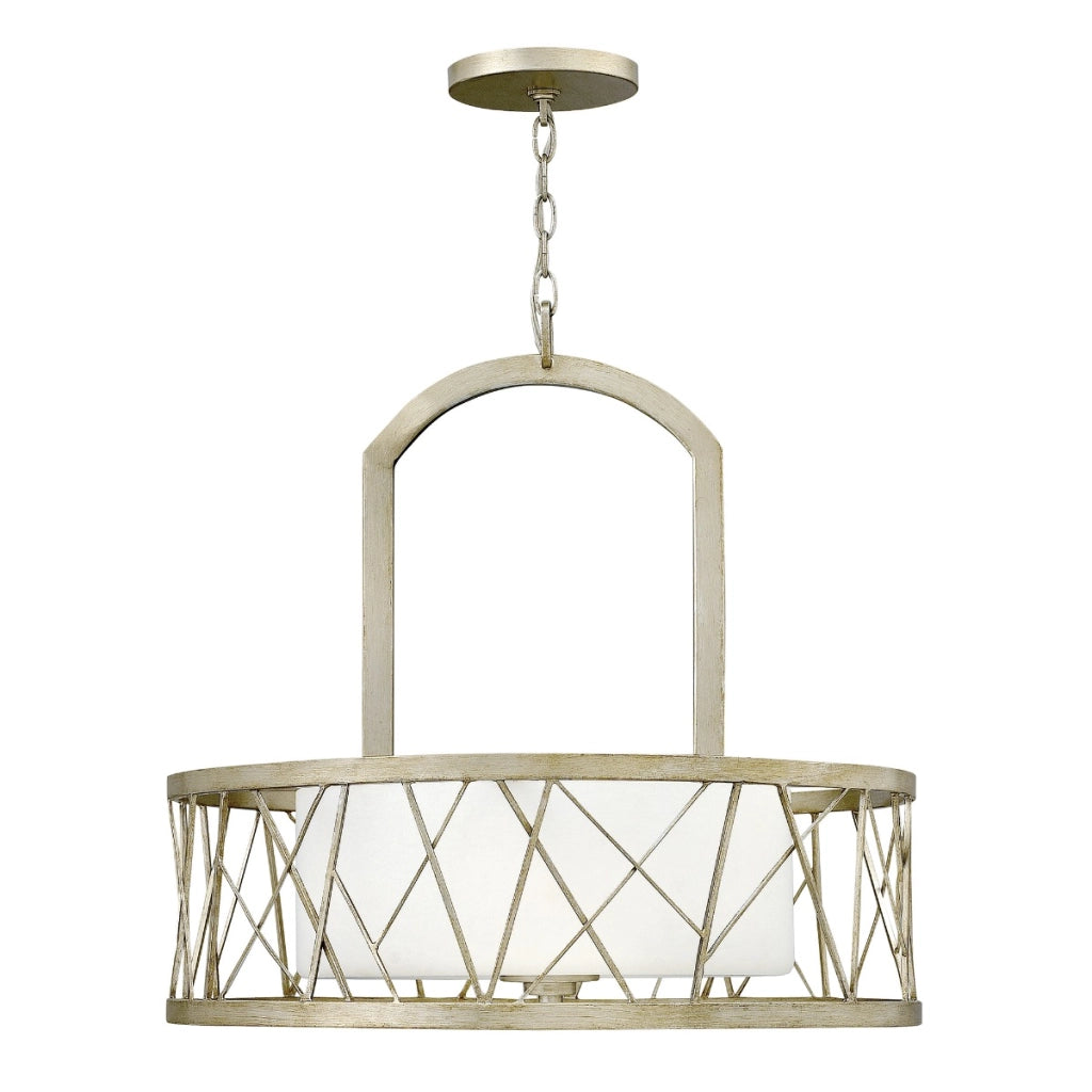 Lampada a sospensione Nest Hinkley argento Ø61 3xE27