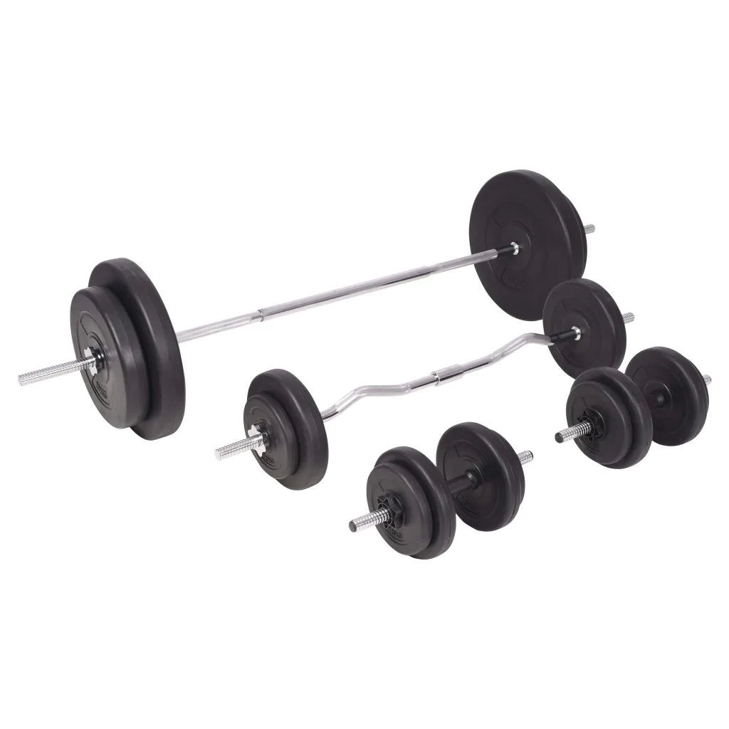 Set Bilanciere e Manubri da 90 kg cod mxl 70017