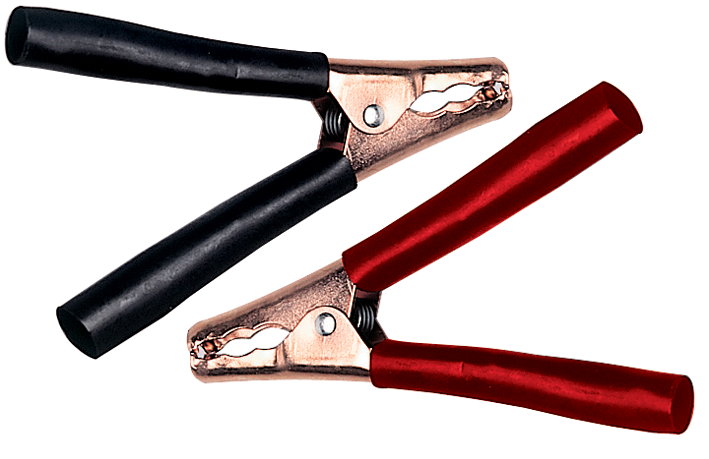 Pinza cavi batteria maurer 120a a9 rossa