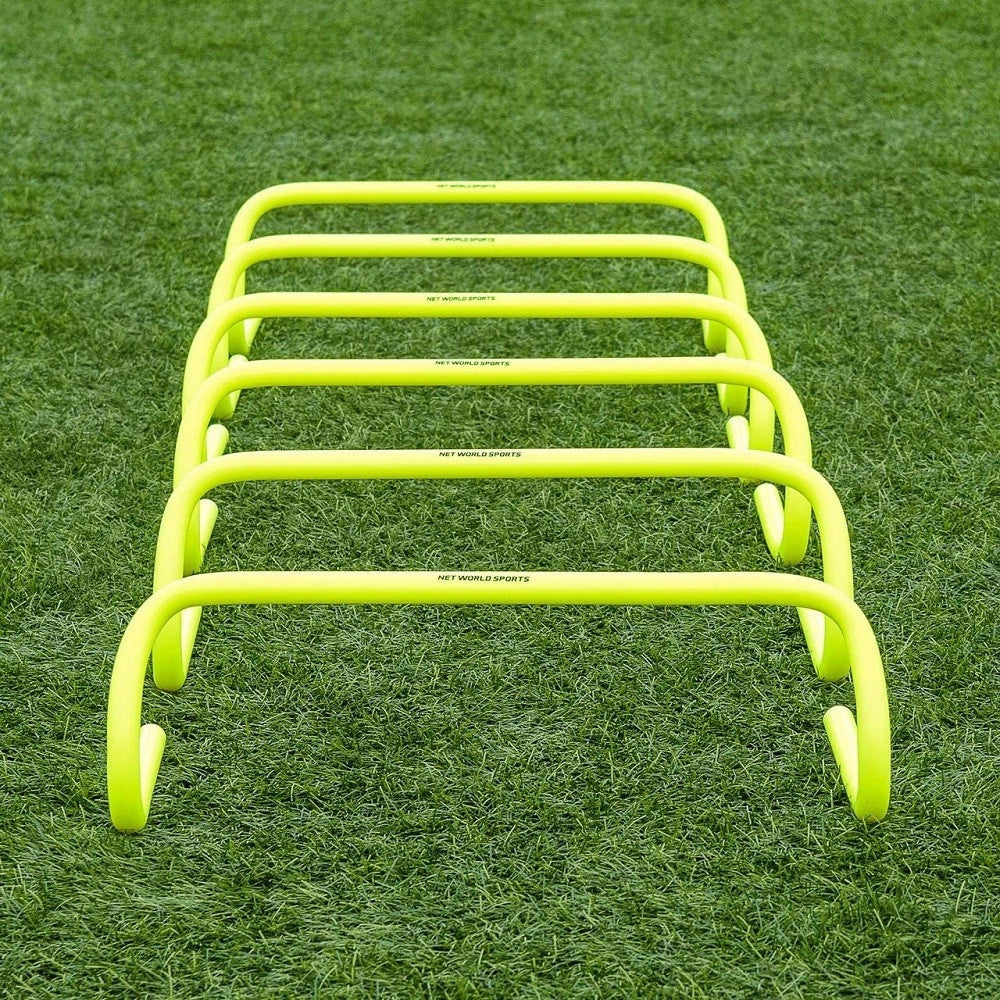 Trade Shop - Set 5 Ostacoli Per Allenamento Velocità Forza Agilità Scatto Altezza Da 40cm -