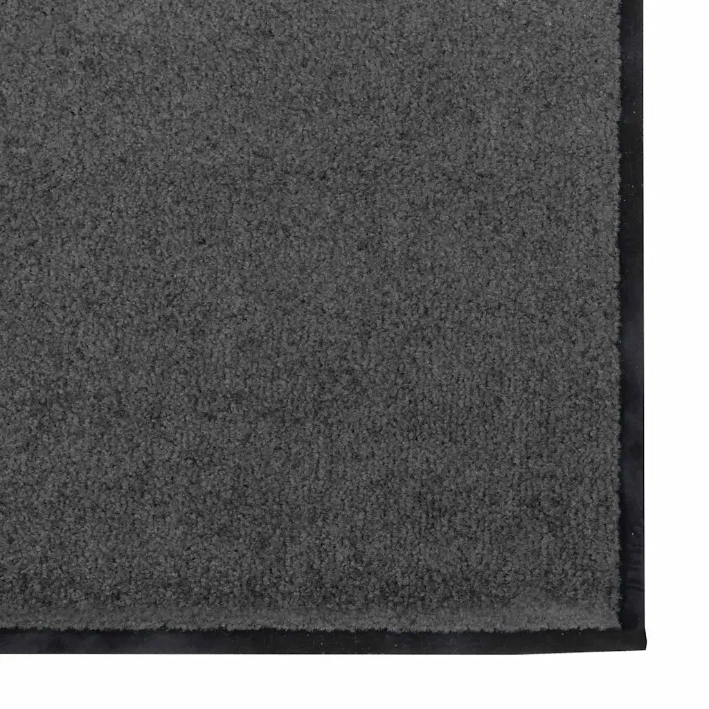 Tappetino Altro Antracite e Nero 120 x 250 cm Poliammide e PVC 4100721