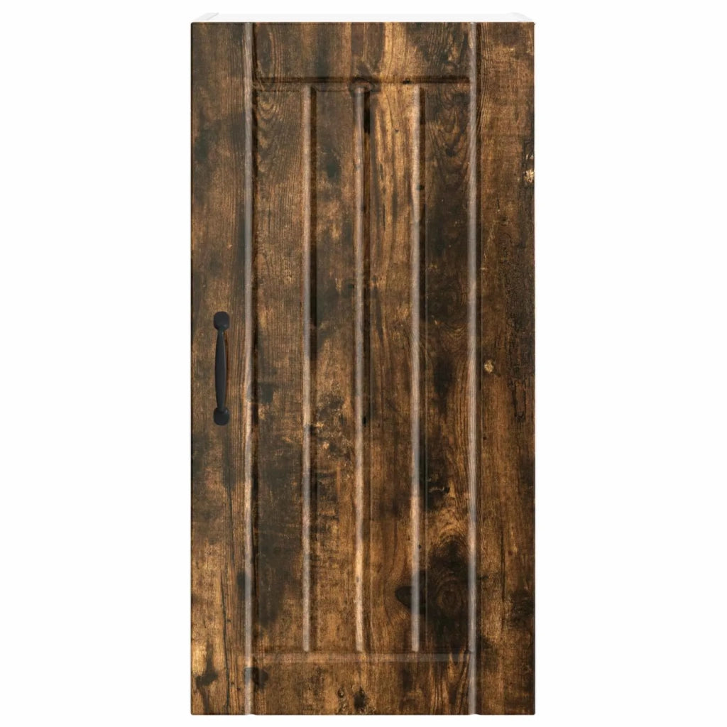 Pensile da cucina | Armadietto a muro LUCCA Rovere Fumo 40 x 31 x 80 cm