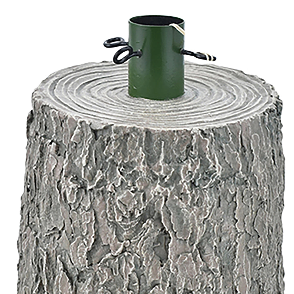 Base Supporto Albero Natale Chiaro Tronco Natalizio Attacco Universale H 46 cm