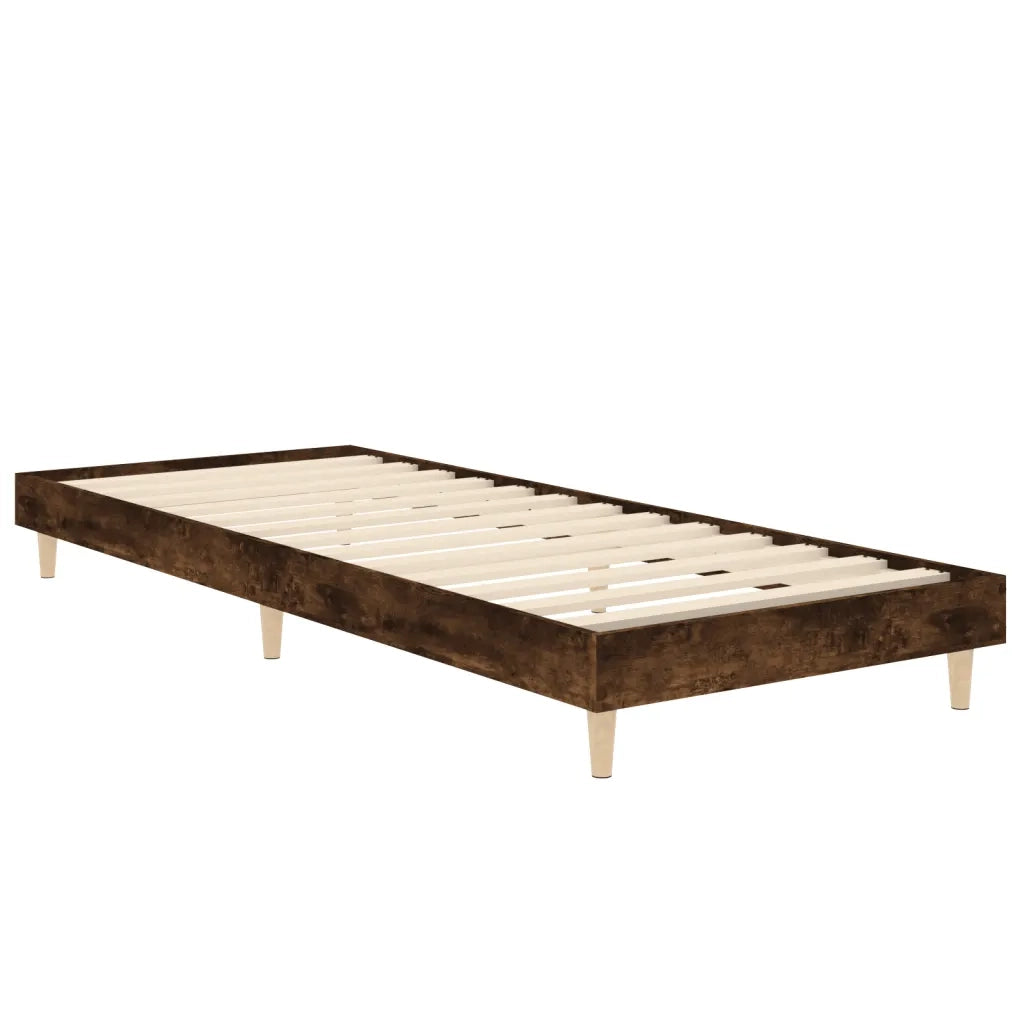 Giroletto senza Materasso Rovere Fumo 75x190 cm in Truciolato 832106