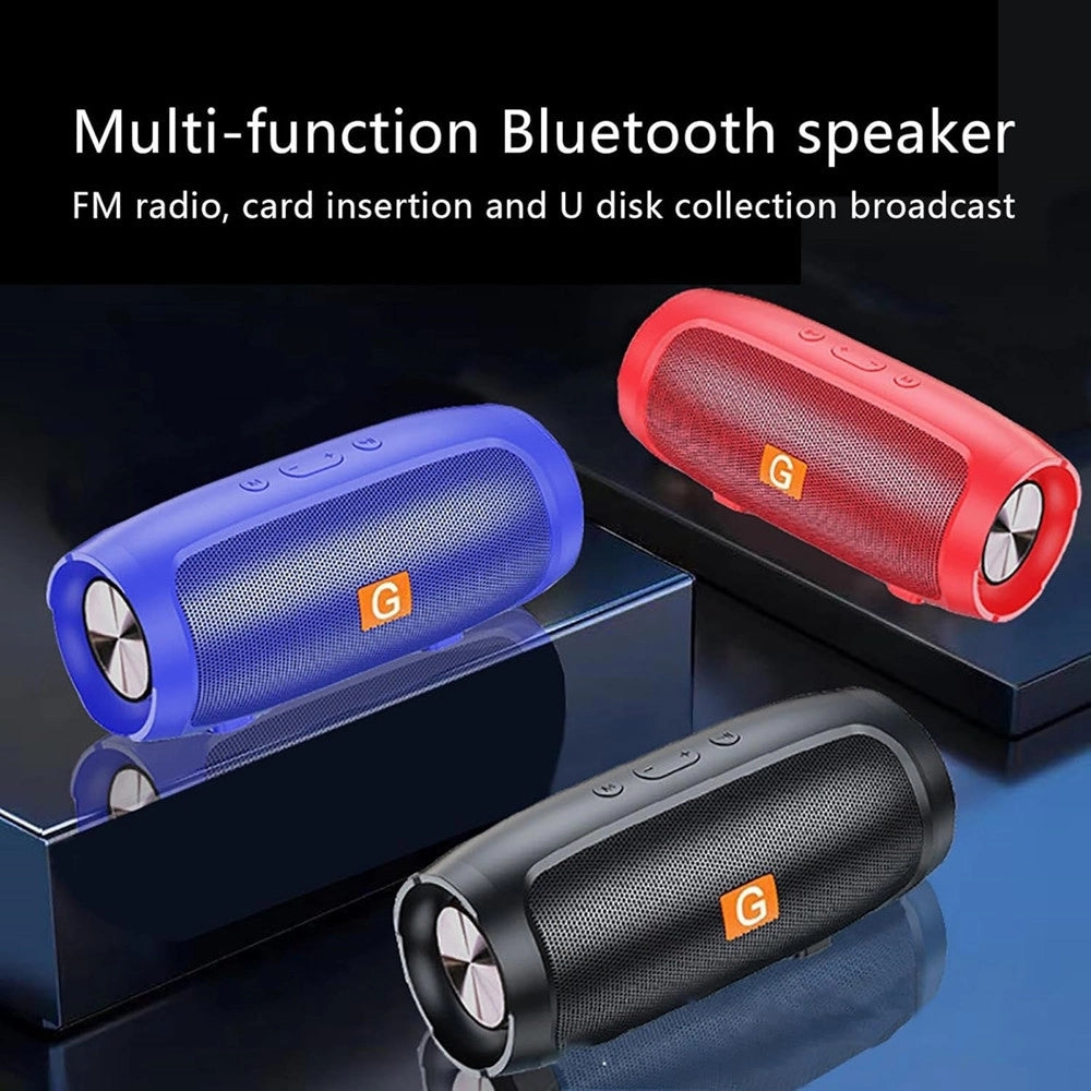 Trade Shop - Altoparlante Bluetooth Portatile Wireless Con Cinghia Radio Suono Hifi A 360° Usb -