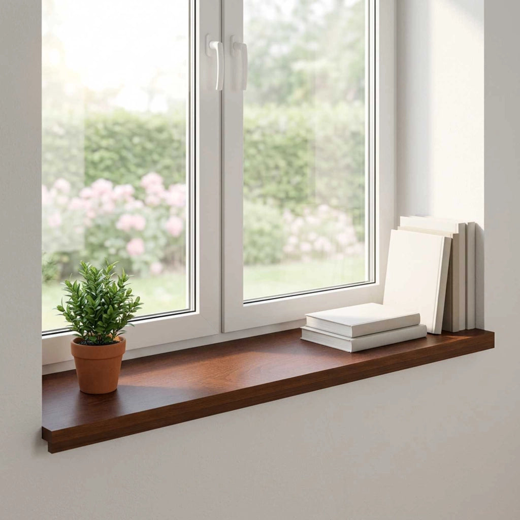Soglie per finestre 2 pz Marrone Scuro 100 x 40 x 2 cm 42050043