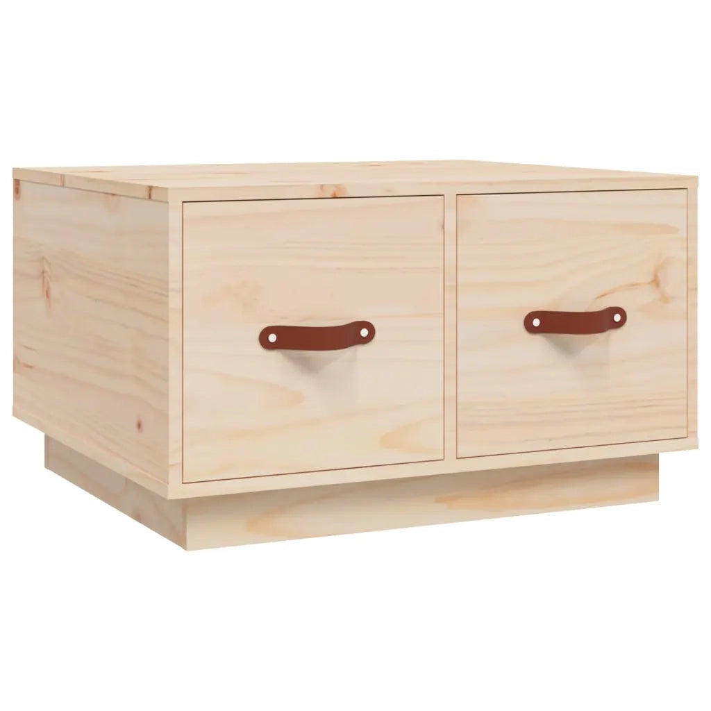 Tavolino da salotto | Tavolino da caff¨¨ | Tavolino da Soggiorno 60x53x35 cm in Legno Massello di Pino