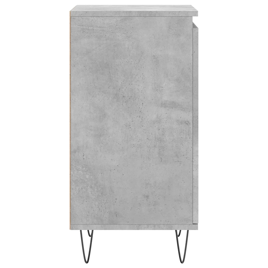 Credenza Grigio Cemento 40x35x70 cm in Legno Multistrato 831060
