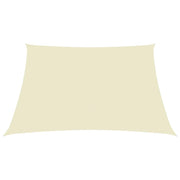 Vela ombreggiante/ombrellone rettangolare in tessuto Oxford 6 x 7 m crema 02_0009736