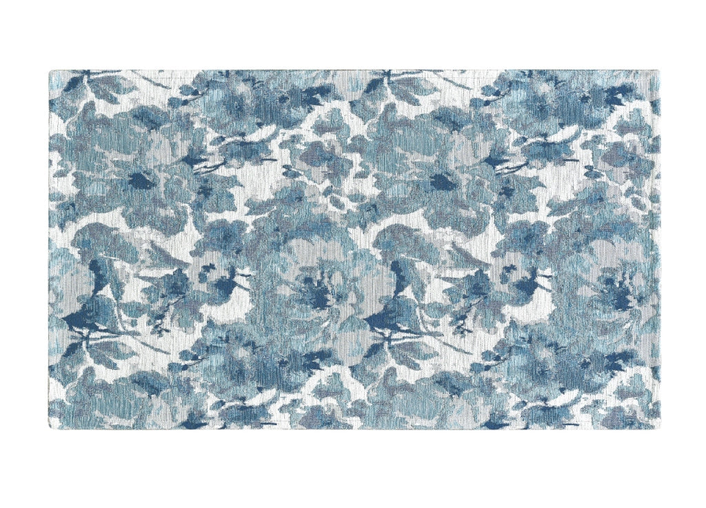 Tappeto Arredo Salotto Antiscivolo Scendiletto Camera Dis. Dubai By Suardi - 65x220 - Azzurro