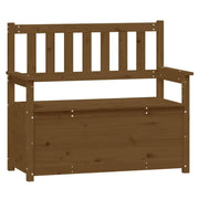 Panca 112,5 x 51,5 x 96,5 cm legno di pino massello marrone miele 02_0010519