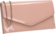 Clutch per donna in rosa (rosa naturale) 3x12x24 centimetro (L x A x P)