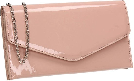 Clutch per donna in rosa (rosa naturale) 3x12x24 centimetro (L x A x P)