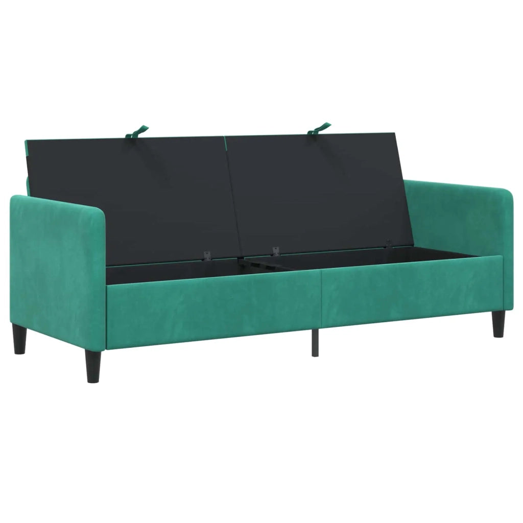 Divano con Storage Turchese 192 x 78 x 87 cm Poliestere 42036999