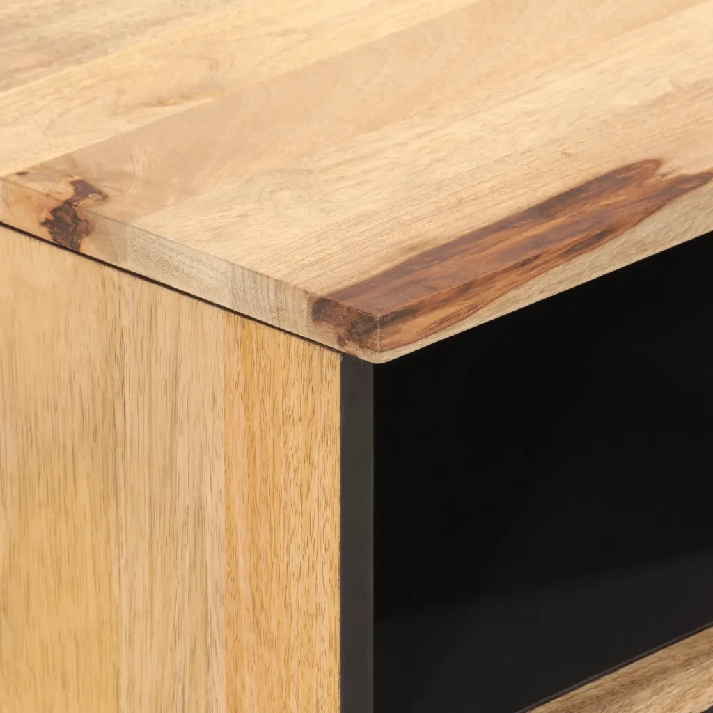 Mobile Porta TV-Credenza per TV 70x33x46 cm in Legno Massello di Mango