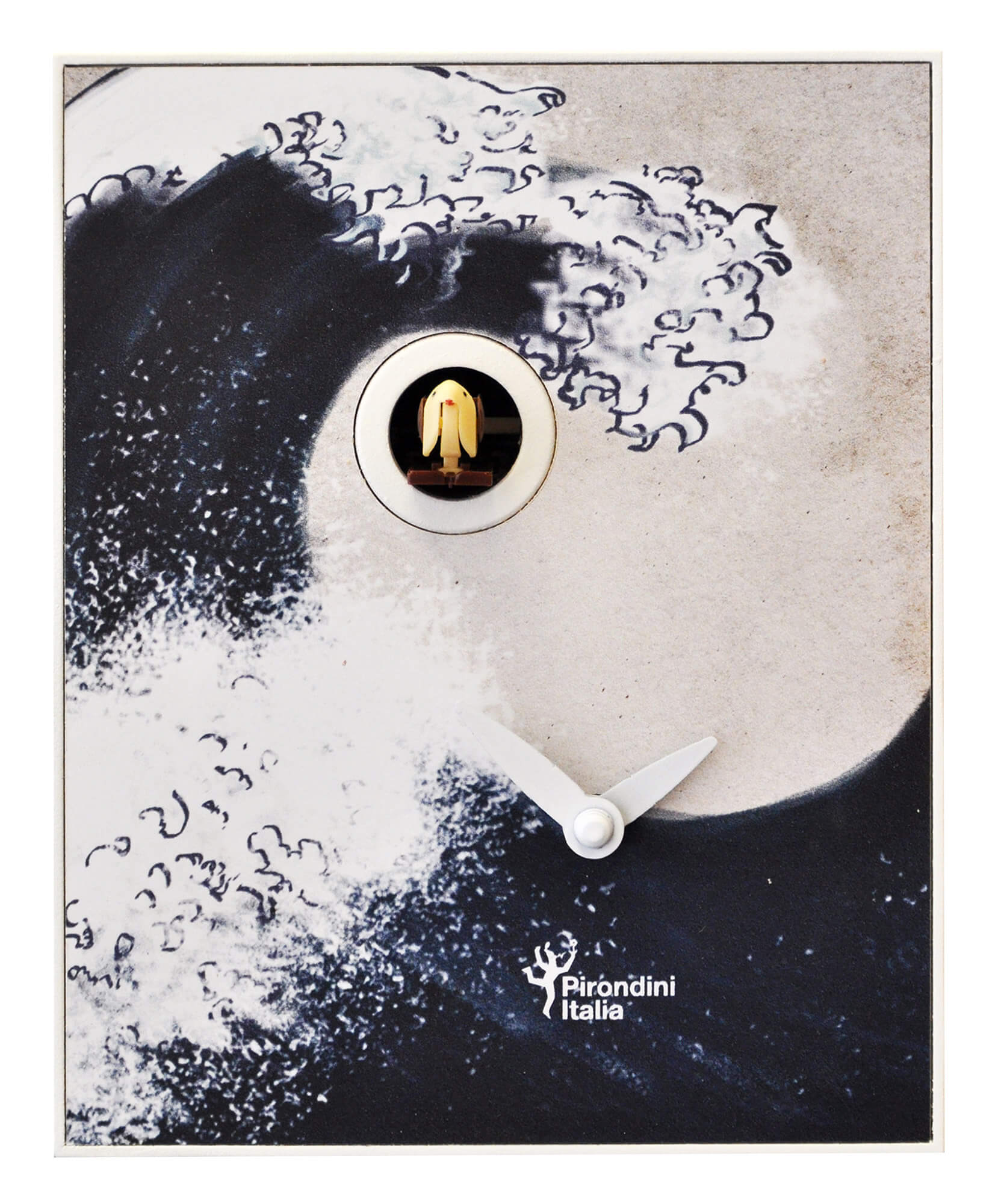 Orologio a Cucù da Parete 16,5x20x10cm Pirondini Italia D'Apres Hokusai