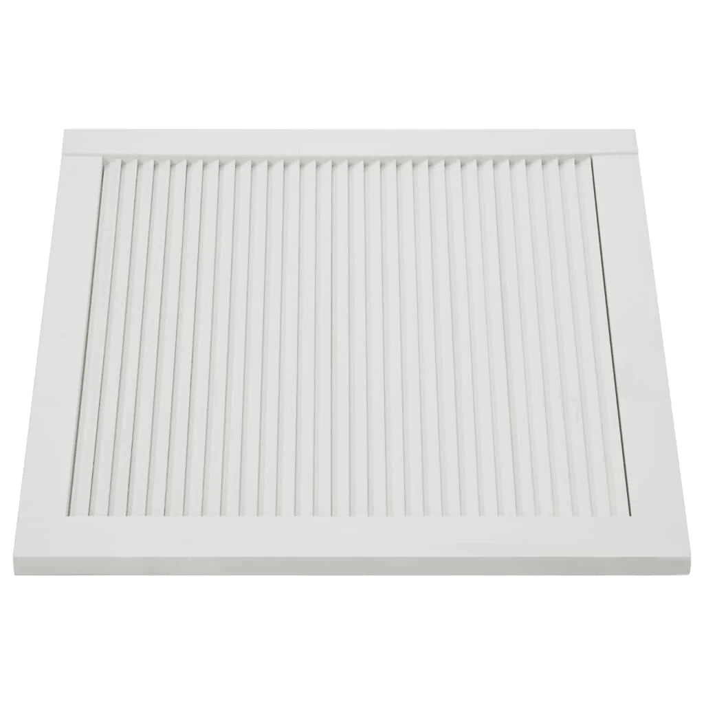 Porte a persiana 2 pezzi 39,5 x 49,4 cm legno di pino massiccio bianco 02_0003903
