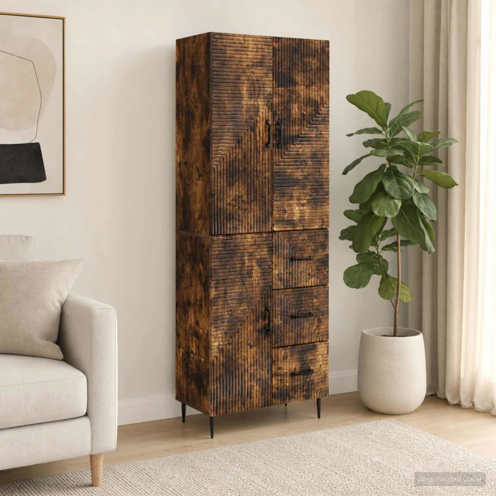 Set di armadi 2 pcs Rovere Fumo 66 x 34,5 x 89,5 cm 3416660