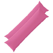 Federa 2 pcs HEERLEN Rosa 40 x 145 cm Poliestere 908978