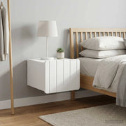 Mobiletto da notte a muro 2 pcs Bianco 33 x 34,5 x 24 cm 898256