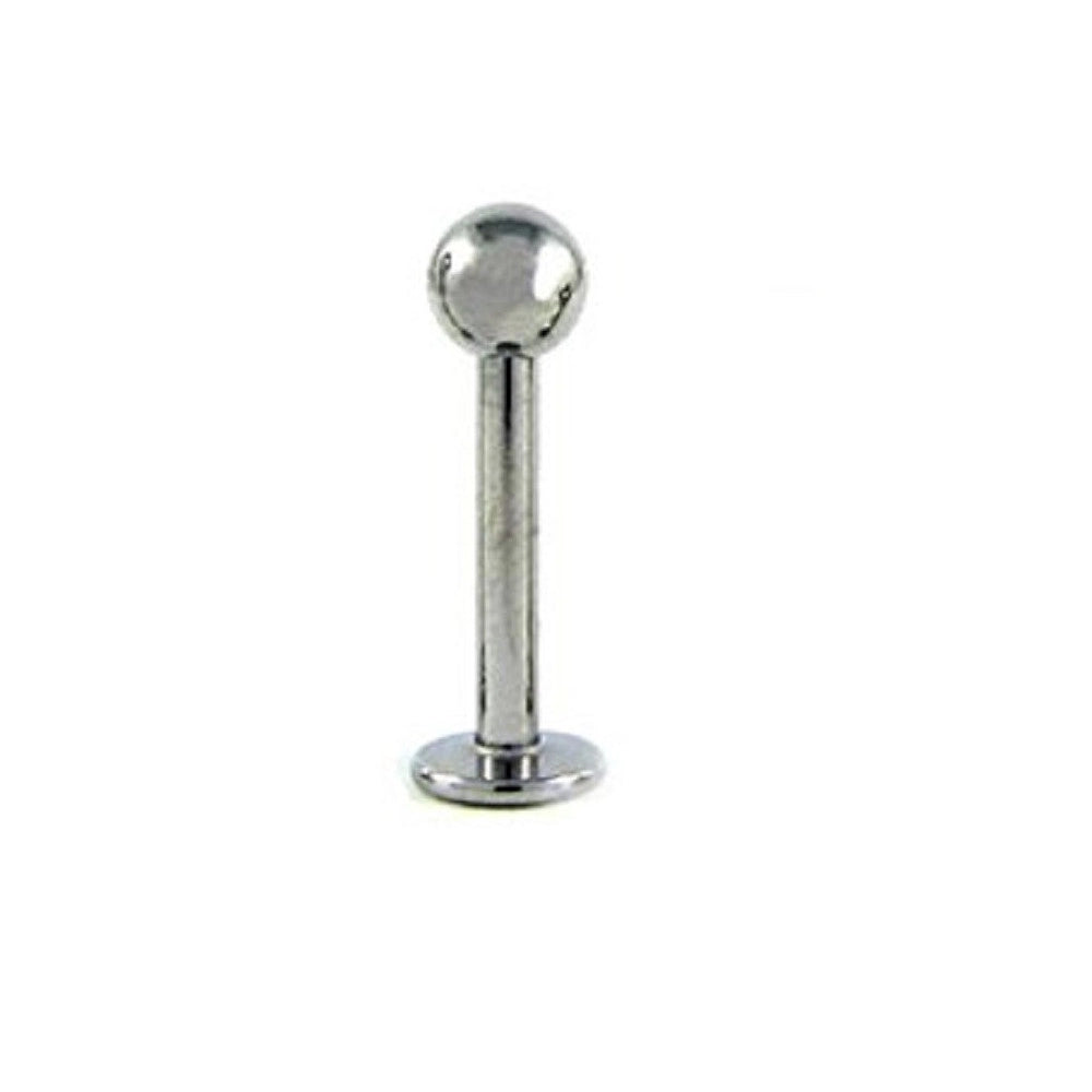 Trade Shop - Set 3pz. Body Piercing Pallina 12mm Labbro Orecchio Trago Sfera Acciaio Nickel -