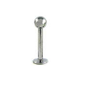 Trade Shop - Set 3pz. Body Piercing Pallina 12mm Labbro Orecchio Trago Sfera Acciaio Nickel -