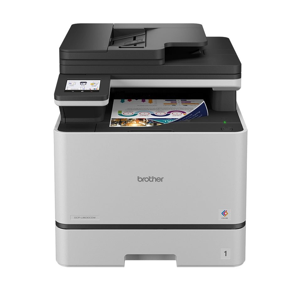 Multifunzione brother laser colore a4 dcp-l8630cdw 31ppm duplex adf wifi lcd 8,9cm - DCPL8630CDWRE1