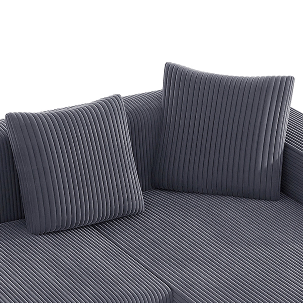Divano modulare Cloud a L - Xylo - Con chaise longue design moderno imbottitura confortevole