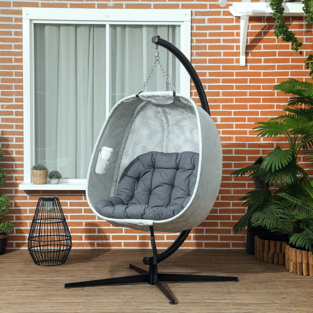 Amaca a uovo con cuscino ¨C zephmum ¨C grigio 100x120x200 cm