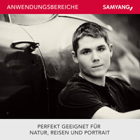 85/1,5 Obiettivo Video DSLR II MFT Messa a fuoco manuale Obiettivo Video Ingranaggio 0,8, Ritratto nero