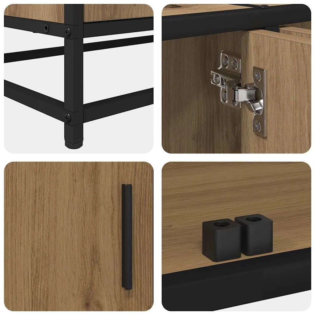 Unità TV 2 pcs Rovere artigianale 210 x 35 x 41 cm 3402501